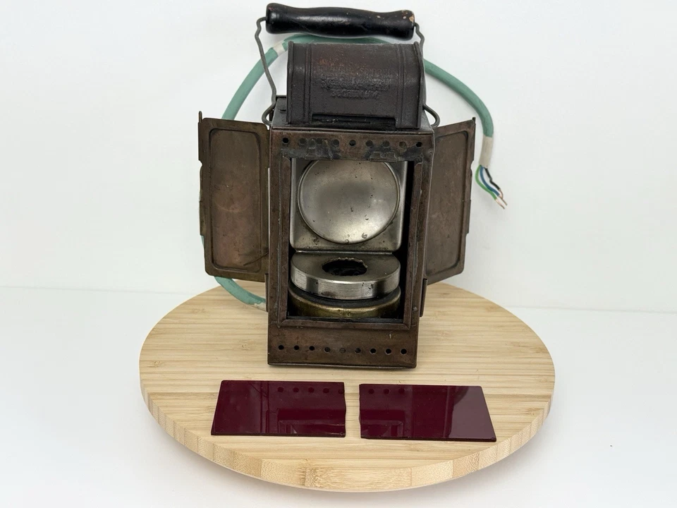 Karbidlampe Deutsche Reichsbahn orig. Laterne Lampe Wilhelm Seippel Bochum ✅