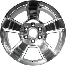Metallic Polished 5 Spoke 20 X 9 Refurbished Wheel