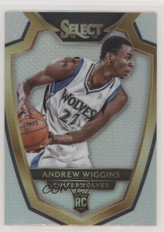 2014-15 Panini Select Premier Level Silver Prizm Andrew Wiggins #120 0z5u