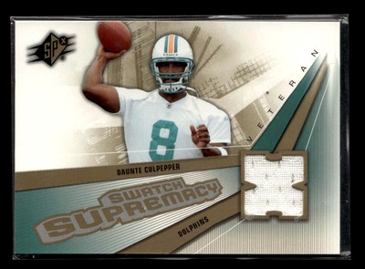 2006 SPx #SW-DC Daunte Culpepper Swatch Supremacy
