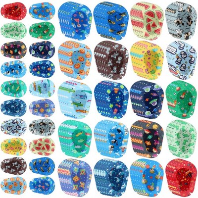 Copkim 100 Pcs Adhesive Eye Patches for Kids Boys 20 Styles Breathable Boy...