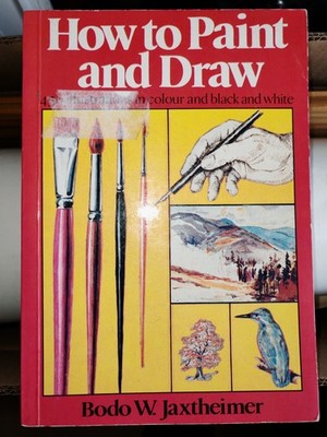 Sammlerstück Vintage Kunst Lehrbuch mit dem Titel ''Wie man malt und zeichnet'' von Bodo