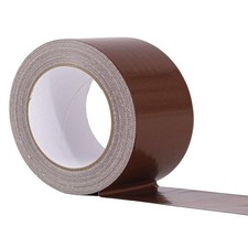 Duct Tape Dark Brown 3 Inches X 30 Yards, No Residue, Waterproof, Tear by Hand,