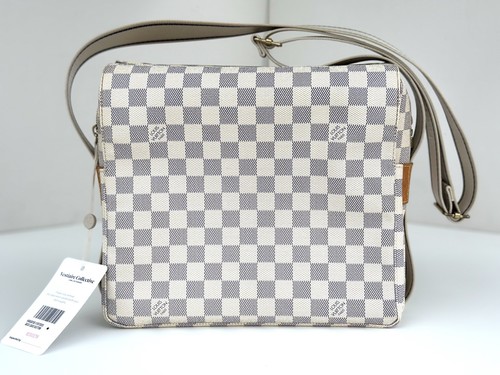 Louis Vuitton Naviglio Messenger Bag Im Damier Azur Muster Canvas - Bild 3 von 16