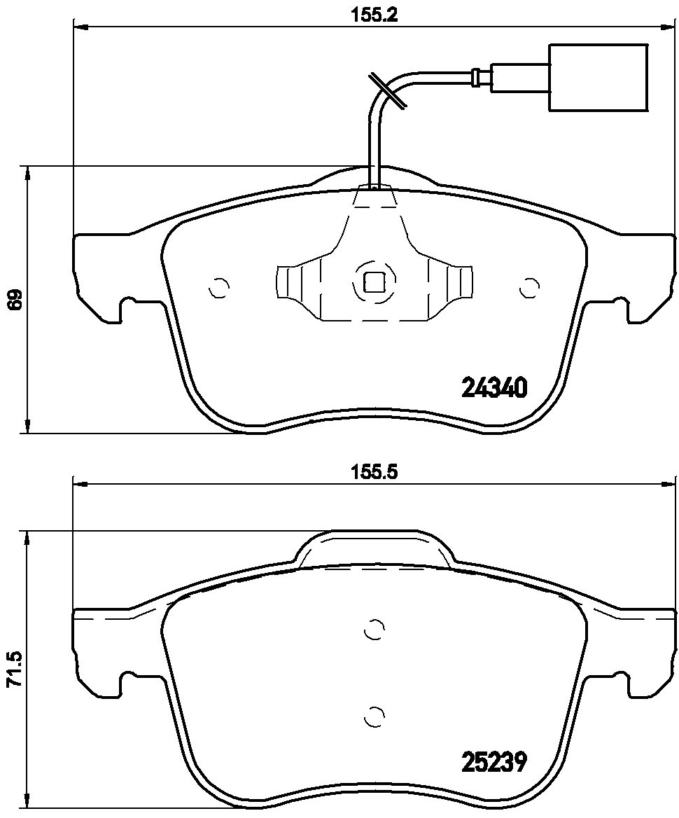2x ✅Fits BREMBO P 23 132 Brake Pad Set, disc brake P 23 132 Brake pa ⭐UK Seller⭐ - Image 13