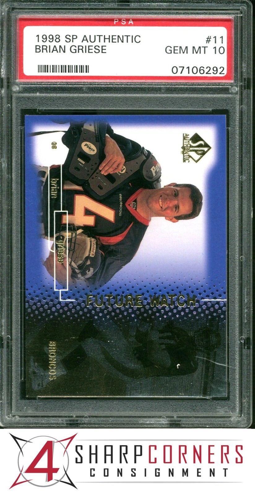 Brian Griese SP Authentic #11 Base