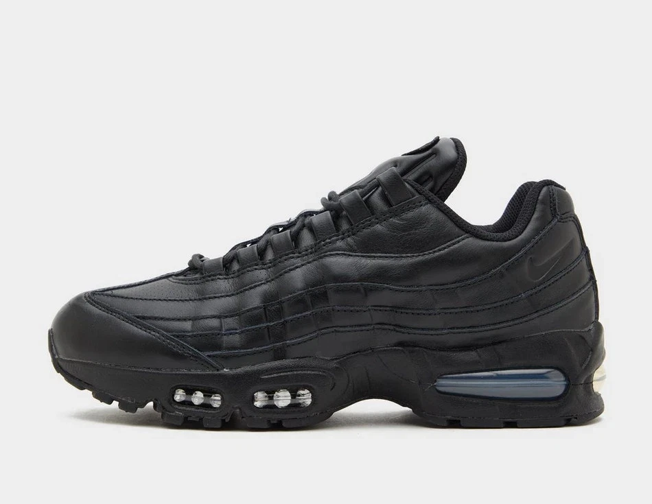 Nike Air Max 95 Leather Men's Shoes in Black