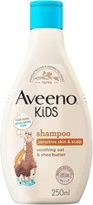 Aveeno Baby Kids Shampoo 250ml | Enriched with Soothing Oat & Shea Butter