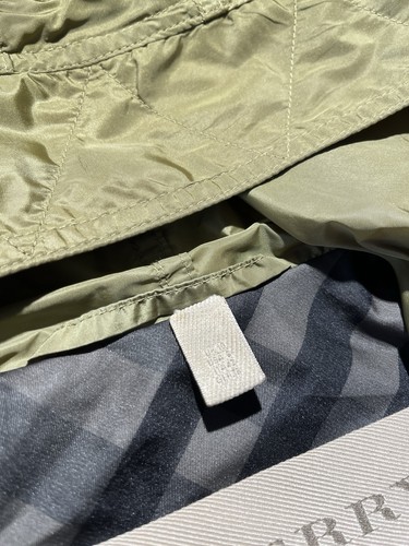 Burberry Brit Jacke hellgrün Kapuze Rollärmel Damen Gr. US10 - Bild 13 von 17