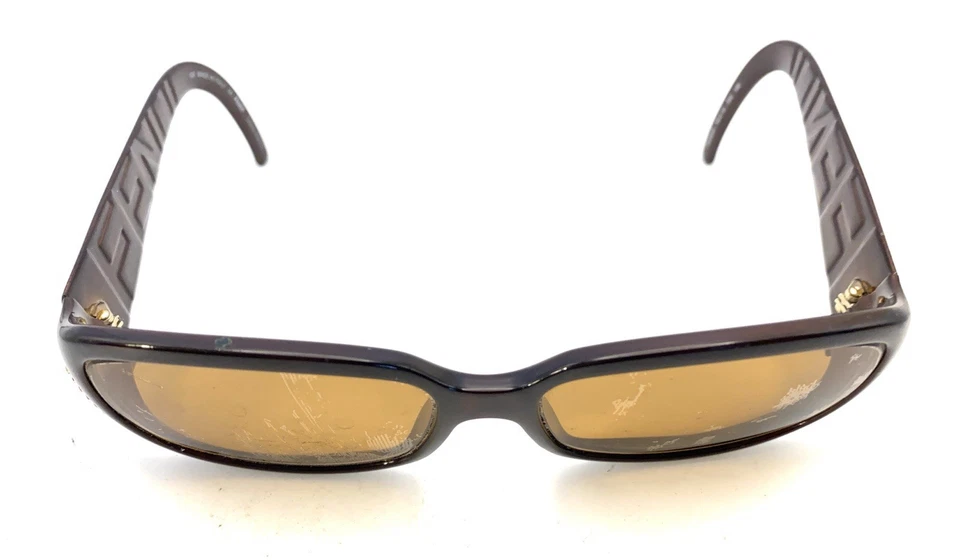 Gafas de sol Fendi FS350R 200 granate rojo rectangular de gran tamaño Italia 58-16 130 para mujer Foto 3 de 4