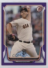 2014 Bowman Purple 6/10 Madison Bumgarner #211 0b0