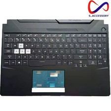 New Asus TUF Gaming F15 FA506 FX506 FA506U FX506U Palmrest Keyboard Backlit US