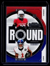 2024 Panini Contenders #2 Malik Nabers / Marvin Harrison Jr. Round Numbers (RCs)