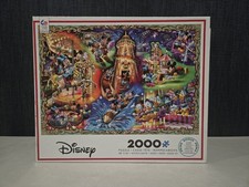 Ceaco 2000 Piece Puzzle Disney Classic Characters with poster 43501 Open Box