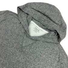 Vince Men  s Cotton Blend Pullover Hoodie Heather Gray   XL