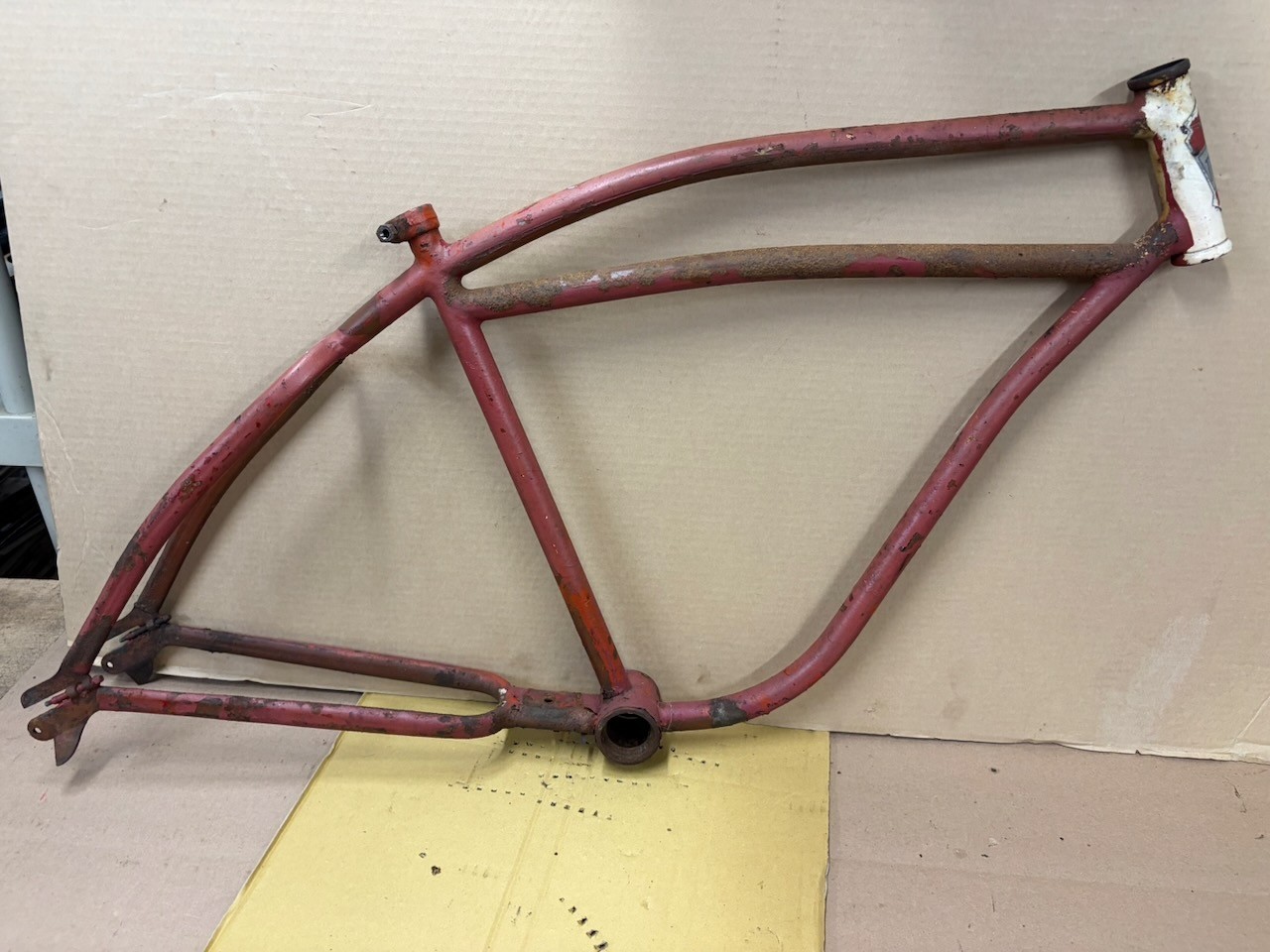 Monark Built True Test 26" Mens Bicycle Frame & Badge
