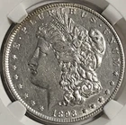 1893 MORGAN "AU HIGH GRADE" -  C PICS, NICE CHECK OUT HIGH POINTS, HAIR, WOW!💥✅