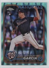 2024 Topps Chrome Update Aqua RayWave Refractor /199 Robert Garcia #USC149 0dc2