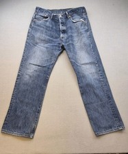 Levis 501 Jeans Mens 36x30 Straight Regular Dark Wash Button Fly Y2K Vintage