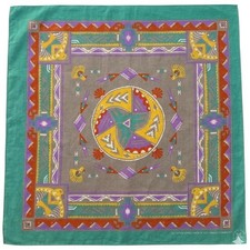 VTG Southwestern Bandana Wamcraft USA Desert Boho Coastal Cowgirl Americana