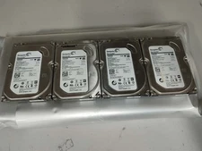 LOT of 4 SEAGATE BARRACUDA 3.5" 1TB 7.2K SATA  1CH162-510 ST1000DM003 G1XNT