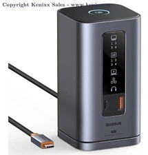 Baseus Docking Station, Spacemate(Win) 11 in 1, Triple Display, 4K HDMI and DP,