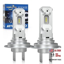 LED Bulbs,Super Bright Upgraded 600 40000LM Brightness 1:1 Halogen Mini H7