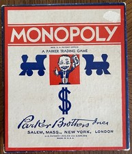 Monopoly - Parker Bros Blue Box w/ Instructio...