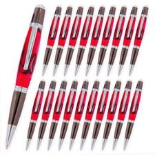 Viceroy Pen Kit, Chrome and Gun Metal Finish, 20 Pack, Legacy Woodturning