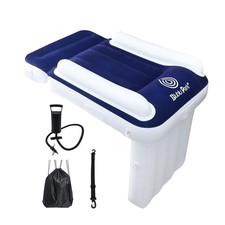 Kids Bed Airplane, Inflatable Toddler for Seat Extender, Blue