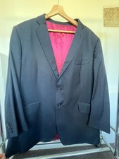 Thom Sweeney Made to Measure 2 Piece Suit, Navy - Repair Needed.