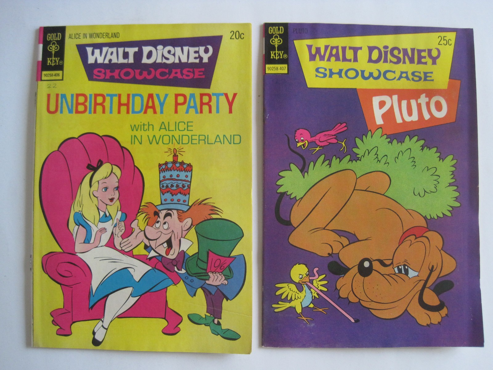 Vintage lot of 42 comics bronze age Gold Key Walt Disney Showcase