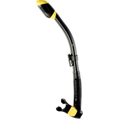Cressi Supernova Dry Snorkels, Black/Yellow One Size,