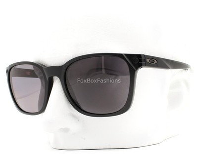 Oakley Ojector Sunglasses Matte Black Prizm Gray Polarized OO9018-0755 w/Pouch 