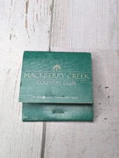 Hackberry Creek Golf Country Club Irving, Texas Matchbook Cover 30 Match