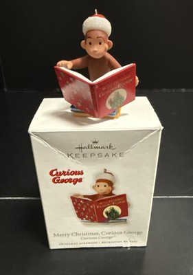 Merry Christmas Curious George Monkey 2010 Hallmark Keepsake Ornament Holiday