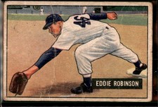 1951 Bowman #88 Eddie Robinson - set filler (sku:2538)