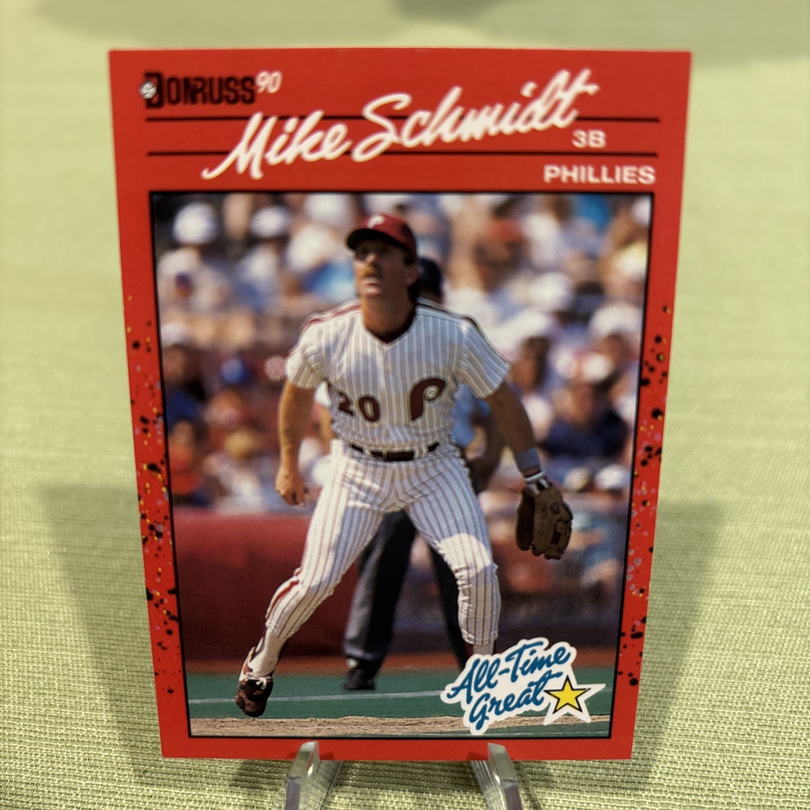 1990 Donruss Mike Schmidt HOF Philadelphia Phillies #643 All-Time Great