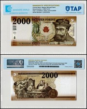 Hungary 2000 Forint, 2020, P-204c, UNC Authenticated