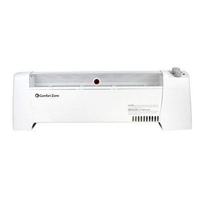 Comfort Zone CZ600 1500W Electric Baseboard Convection Space Heater Silent Home