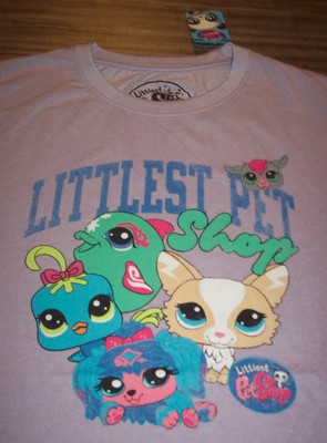 VINTAGE STYLE LPS Littlest Pet Shop T-Shirt MENS SMALL NEW w/ TAG Hasbro Animals
