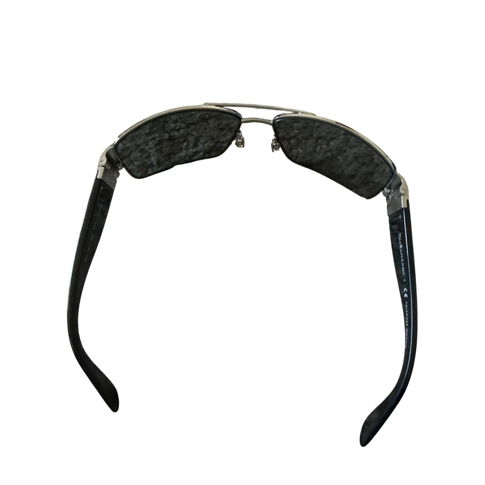 Gafas de sol Polo Ralph Lauren estilo aviador marco plateado polarizadas Foto 3 de 4