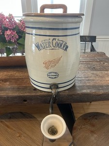 Stoneware water cooler by Red Wing Stoneware Company