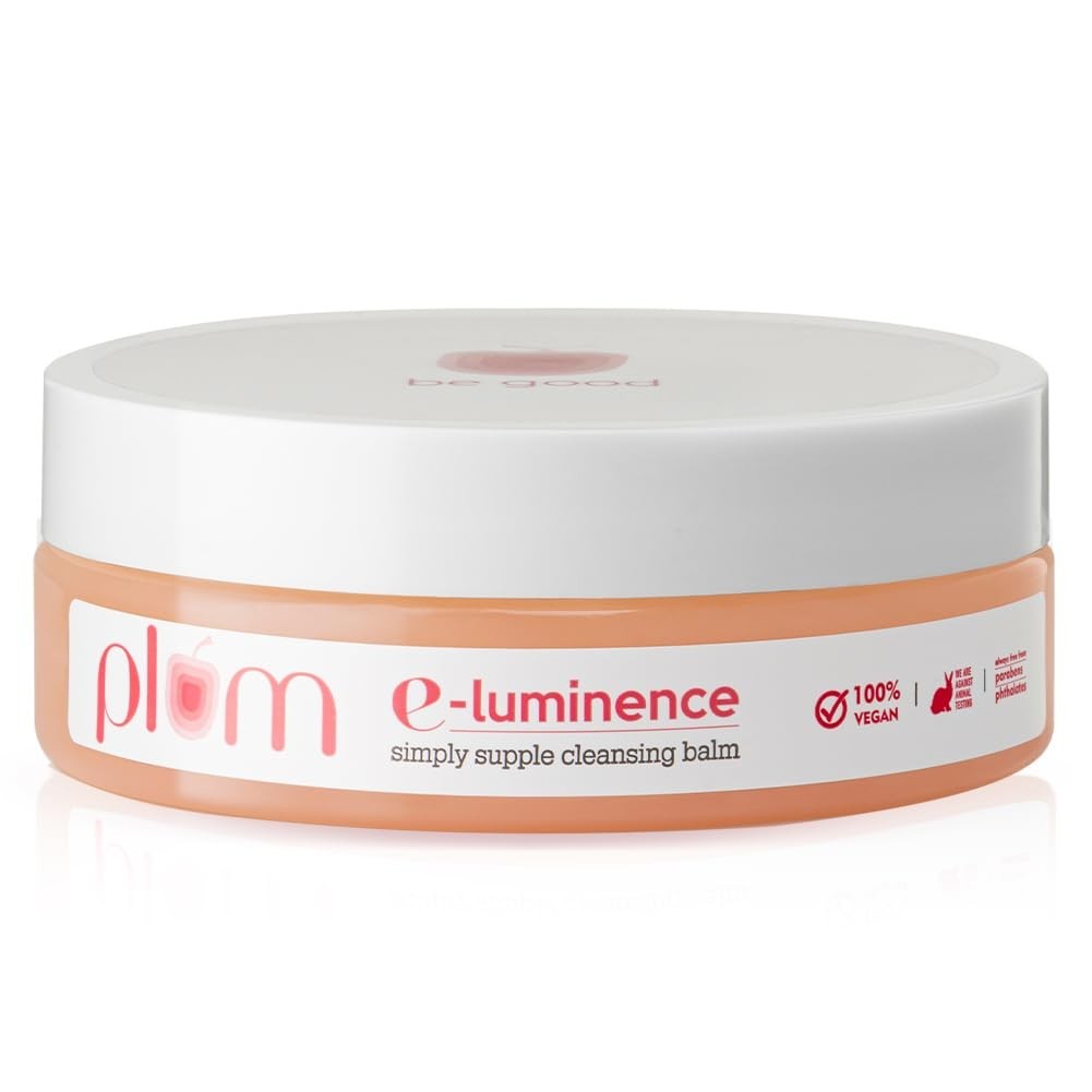 Plum E-Luminence Simply Supple Cleansing Balm,Makeup Remover ,Vegan ,90g