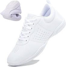 Girls White Cheer Shoes Youth Cheerleading Shoes Dance Athletic