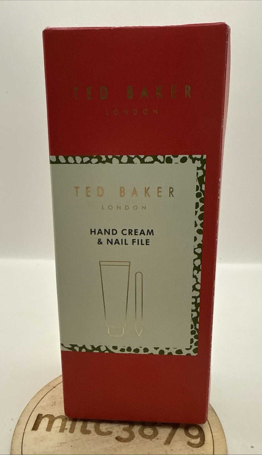 Ted Baker Raspberry Orange Blossom Hand Cream 125ml and Glass Nail File Boxed