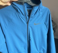 NWT Nike Dri-Fit Flex Hooded Jacket Men  s Size Large, 886732-474 Neptune Blue