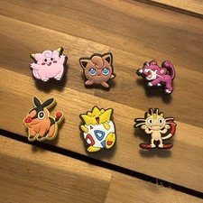 Crocs Charms 6 Pcs. Pok mon Anime Assorted Character Shoe Charm Set