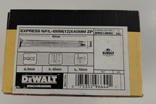 Express Nail 6mm x 40mm ,  200 pieces  dewalt