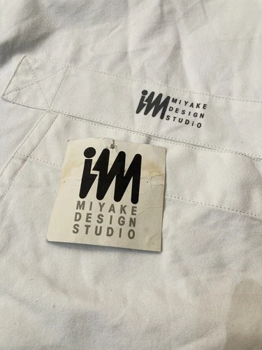 Vintage Issey Miyake IM Design Studio JAA Apron Jacket Coat White Size M Japan  image 7